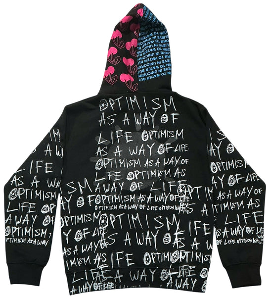 Optimism As A Way Of Life Hoodie (Size Small)