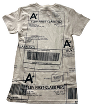 Load image into Gallery viewer, Positive Shipping Label Tee (Size XS)
