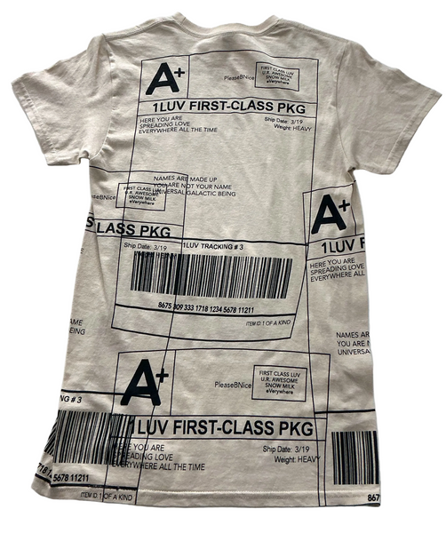 Positive Shipping Label Tee (Size XS)