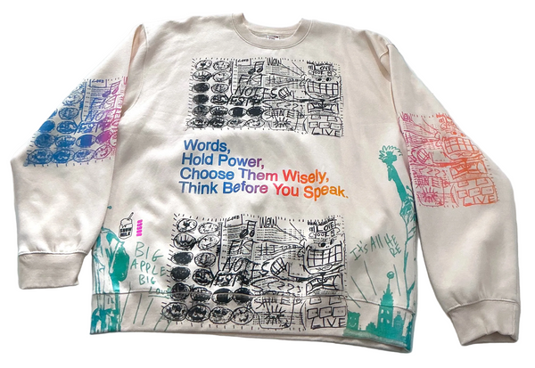 Words Hold Power Crewneck (Size 2XL)