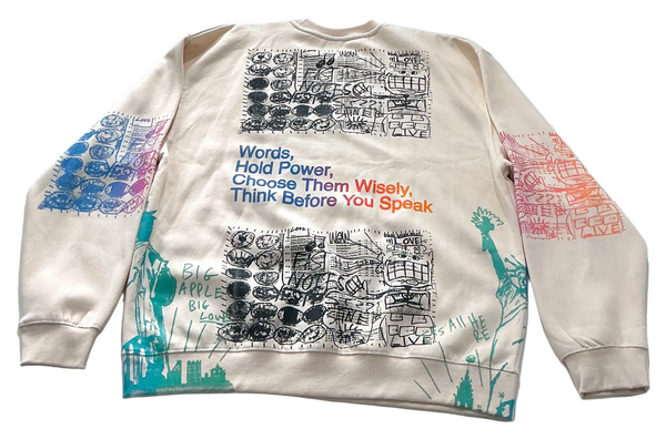 Words Hold Power Crewneck (Size 2XL)