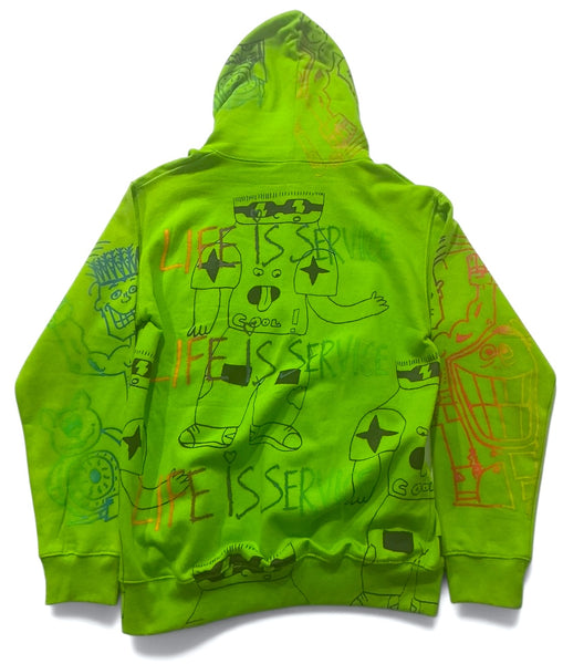 Life Is Service Hoodie (Size Medium)