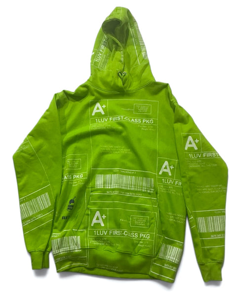 Positive Shipping Label Hoodie (Size Medium)