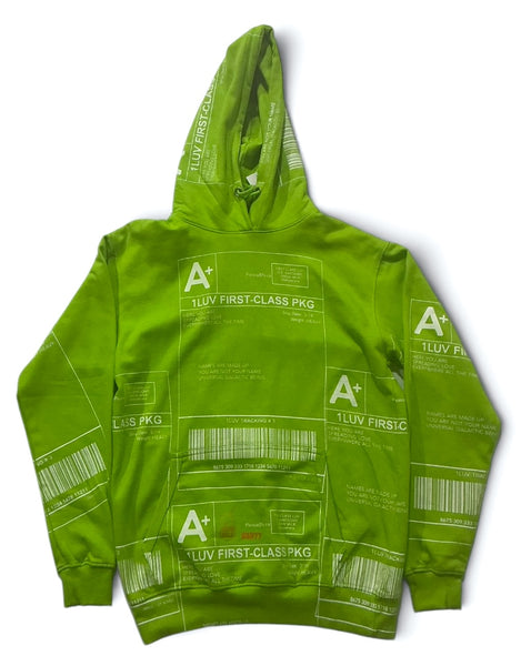 Positive Shipping Label Hoodie (Size Medium)