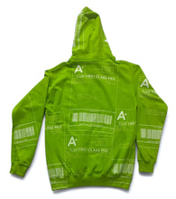 Load image into Gallery viewer, Positive Shipping Label Hoodie (Size Medium)
