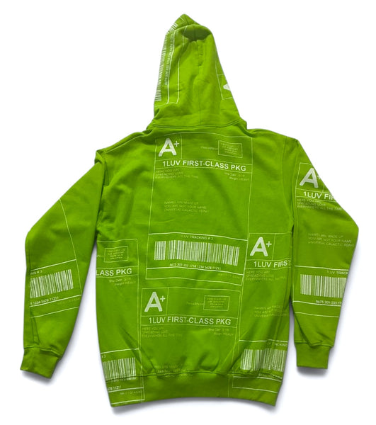 Positive Shipping Label Hoodie (Size Medium)