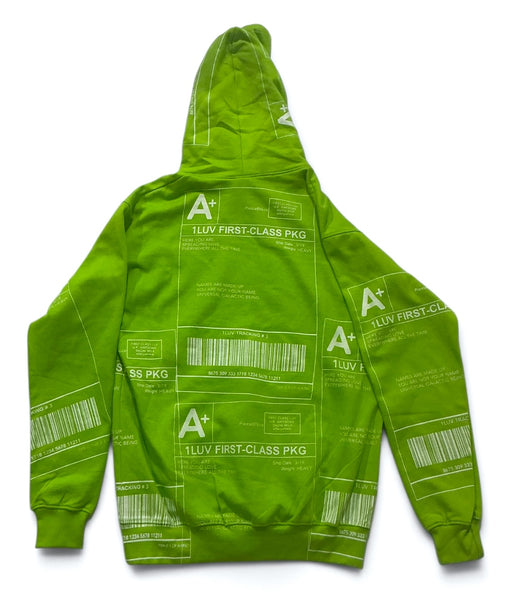 Positive Shipping Label Hoodie (Size Medium)