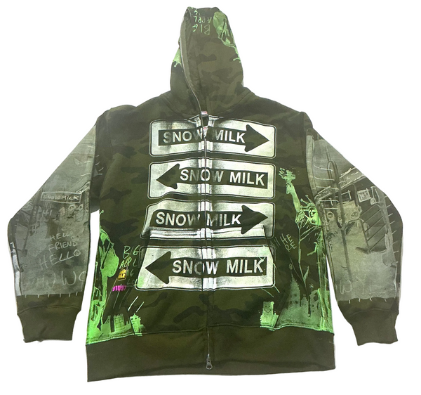 Won Way Zip Up Hoodie (Size Small)
