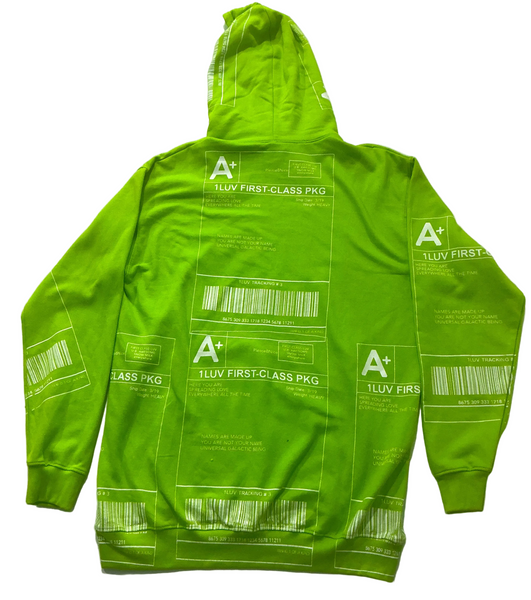 Positive Shipping Label Hoodie (Size 2XL)