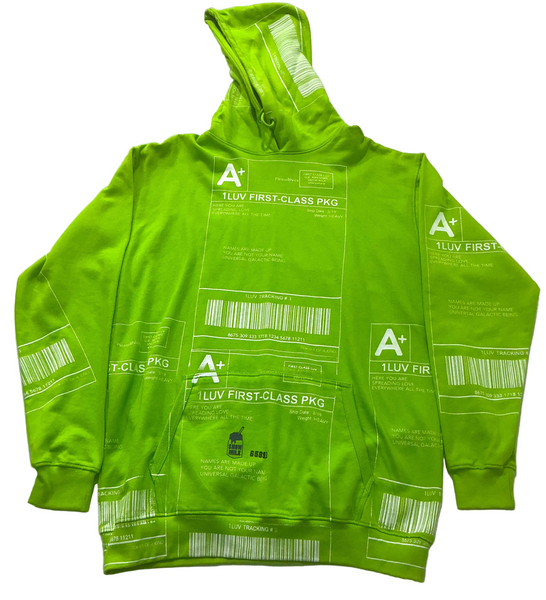 Positive Shipping Label Hoodie (Size 2XL)