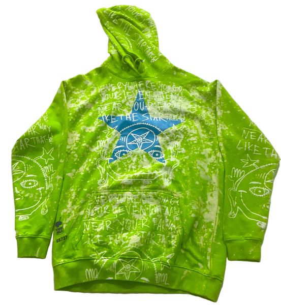 Star That You Are Bleached Hoodie (Size 2XL)