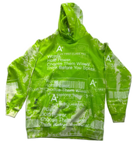 Load image into Gallery viewer, Positive Shipping Label Hoodie (Size XL)
