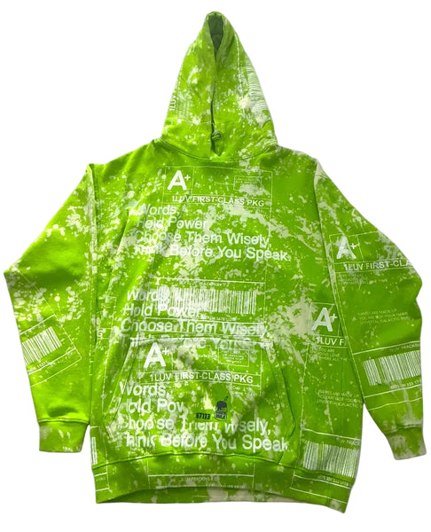 Positive Shipping Label Hoodie (Size XL)