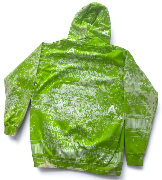 Positive Shipping Label Hoodie (Size XL)