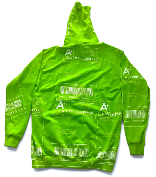 Positive Shipping Label Hoodie (Size 2XL)