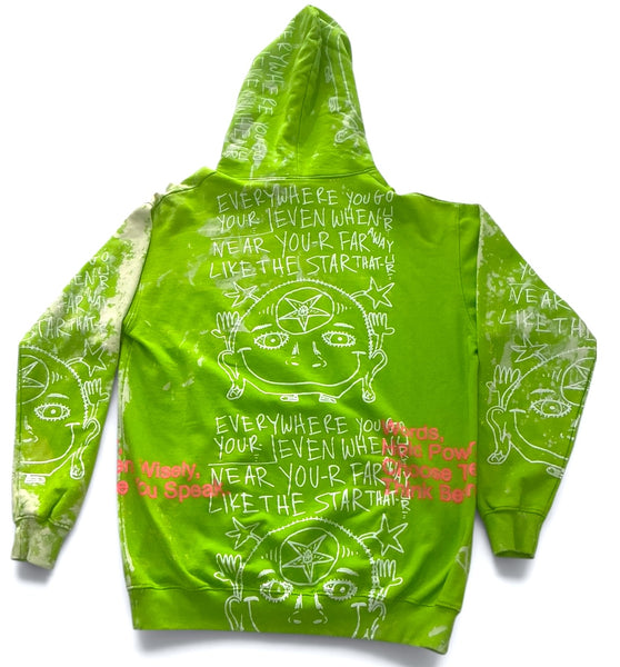 Star That You Are Bleached Hoodie (Size 2XL)