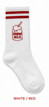 Load image into Gallery viewer, Snow Milk Socks (White / Red)
