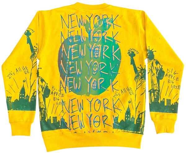 Big Apple Big Love Crewneck (Size Medium)