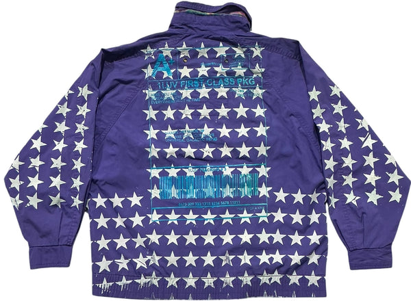 Positive Shipping Label Vintage Windbreaker (Size Small)