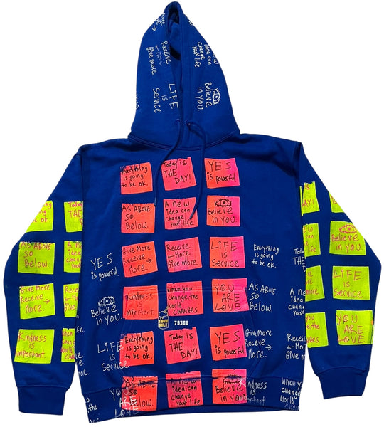 Sticky Notes Hoodie (Size Large)