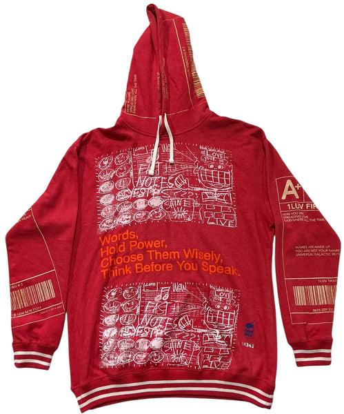 Words Hold Power Hoodie (Size 2XL)