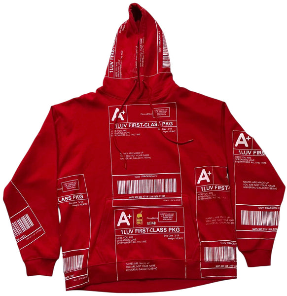 Positive Shipping Label Hoodie (Size 2XL)