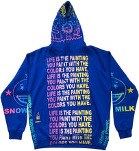 Load image into Gallery viewer, Life Is The Painting You Paint Hoodie (Size XL)
