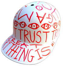 Load image into Gallery viewer, Snow Milk 1 of 1 Baseball Batters Helmet
