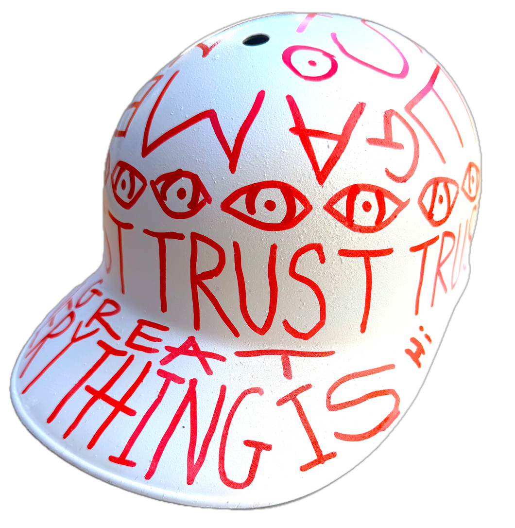 Snow Milk 1 of 1 Baseball Batters Helmet