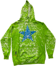 Load image into Gallery viewer, Positive Shipping Label Bleached Hoodie (Size XL)
