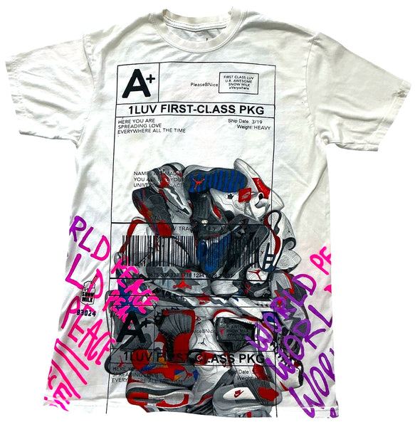 Nike Air Jordan X Snow Milk Custom Tee (Size Medium)