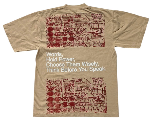 Words Hold Power 6.5oz Tee (Size Small)
