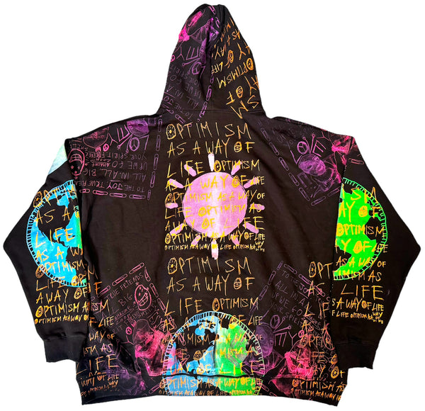 Optimism As A Way Of Life Hoodie (Size 5XL)