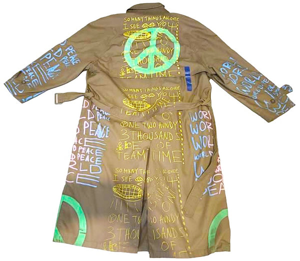 World Peace Custom Trench Coat (Size 44R)