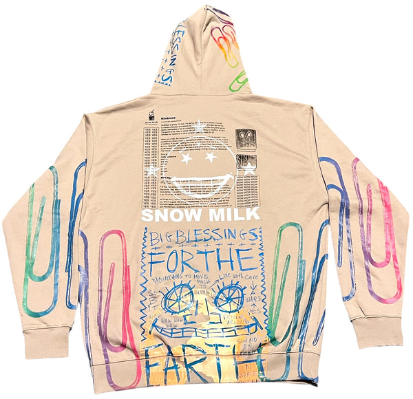 Snow Milk Kindness Hoodie (Size 2XL)