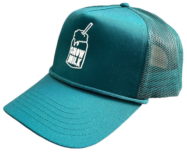 Snow Milk Five-Panel Trucker Hat