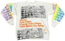 Load image into Gallery viewer, Words Hold Power Crewneck (Size Medium)
