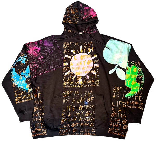 Optimism As A Way Of Life Hoodie (Size 5XL)