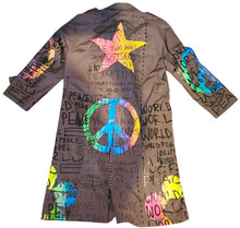 Load image into Gallery viewer, World Peace Custom Trench Coat (Size 38R)
