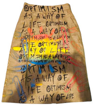 Load image into Gallery viewer, Optimism As A Way Of Life Skirt (Size Women&#39;s 6)
