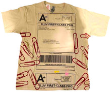 Load image into Gallery viewer, Positive Shipping Label Tee (Size Youth XL)
