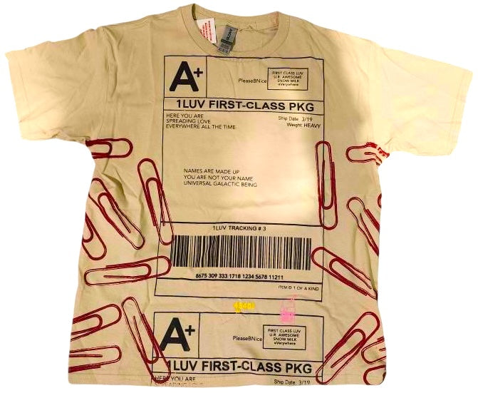 Positive Shipping Label Tee (Size Youth XL)