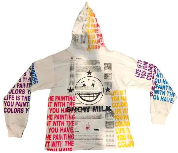 Snow Milk Kindness 12.oz Hoodie (Size Medium)