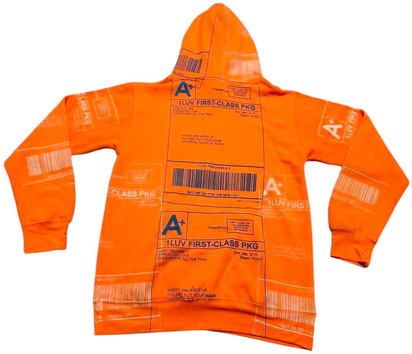 Positive Shipping Label Hoodie (Size XL)