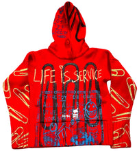 Load image into Gallery viewer, Lucha Paperclips Sweater Hoodie (Size Medium)
