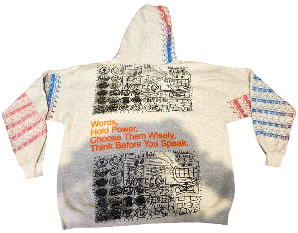 Words Hold Power Hoodie (Size 2XL)