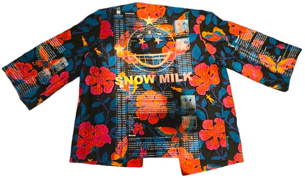 Snow Milk Kindness Vintage Jacket (Size Women's Medium)