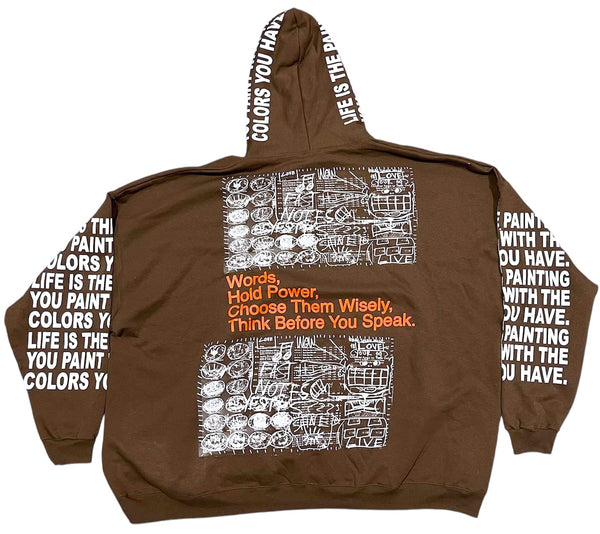 Words Hold Power Hoodie (Size 5XL)