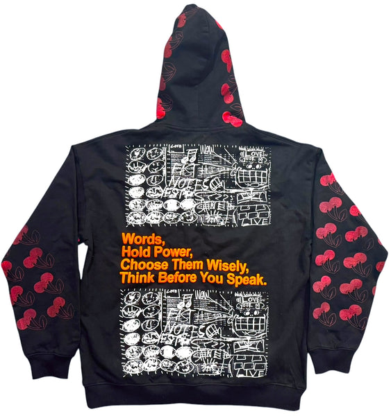 Words Hold Power Hoodie (Large)