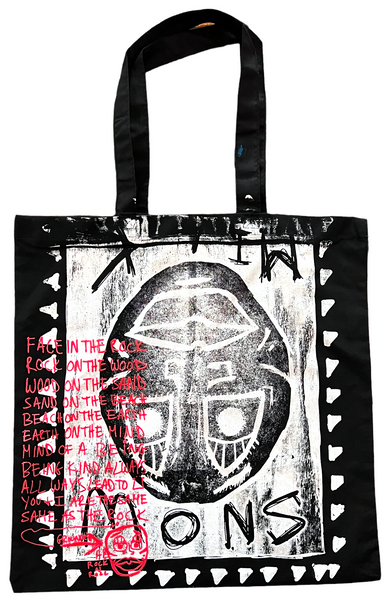 Face In The Rock Tote Bag